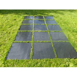 Dalle Pas Japonais Carré 40x40 - Pack de 10 pièces