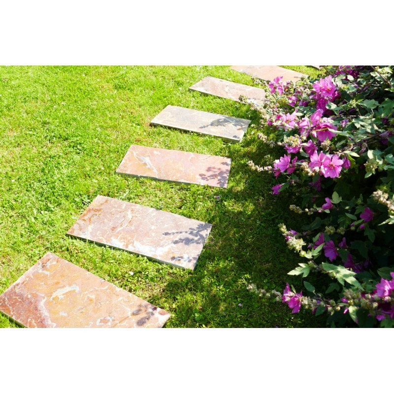 Pas Japonais Ardoise CORTEN Rectangulaire