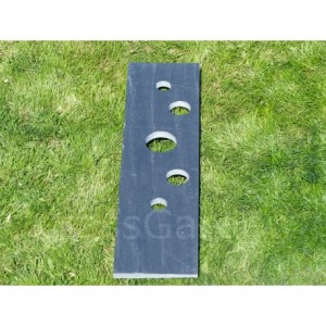 TOTEM ARDOISE BULLES