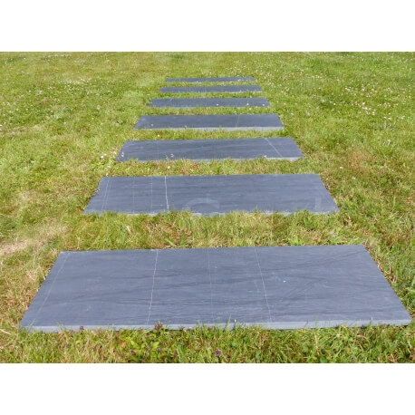 Pedras retangulares japonesas para caminho, 100x30 - Pacote com 10 unidades