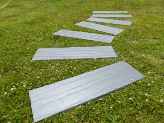 Placa de Pizarra Rectangular 80x30 - Pack 16 piezas