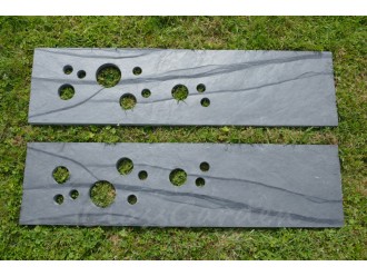 TOTEM ARDOISE 120 cm - Bullettes - Pack de 2