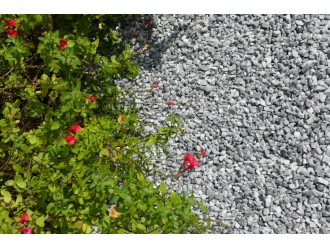 Ghiaia grigio chiaro 6-12 sacchi da 20 Kg