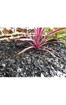 BLACK Slate Mulching - PACK für 7 m² Kaliber 6-24 mm