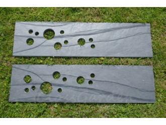 TOTEM ARDESIA 150 cm - Bullettes - Confezione da 2