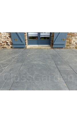 Terrasse de 10 M² en Dalle sciée de 50x50