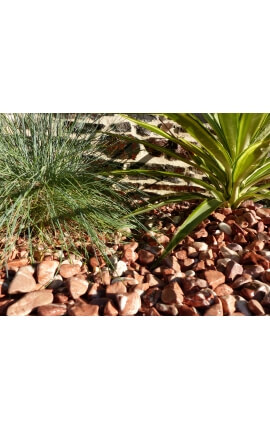 Red Pebble Packung mit 7 M² Kaliber 12-24 mm