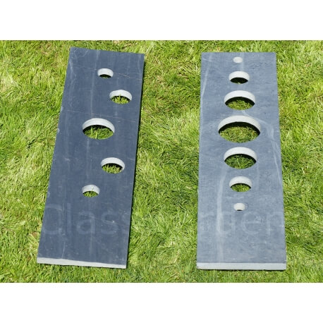 TOTEM ARDOISE CROZON et BULLES