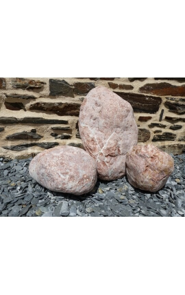 Großer roter Kiesel 300-500