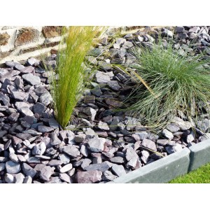 Leisteenmulch Paarse  30-50 - Pak van 10 m² - 30 zakkens - 600 kg