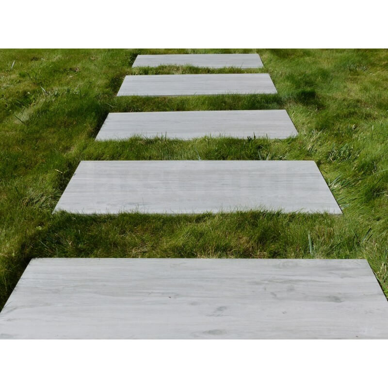 Stapsteen Kleur Grijs Hout - Pak van 14 Stuk