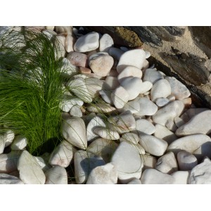 Canto Rodado Blanco Rosa 40-60 saco 20 Kg