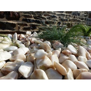 Witte Roze Kiezels 40-60 - Pak van 20 zakkens - 400 kg