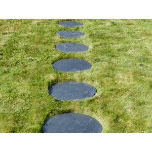 Pedras redondas japonesas para caminho, 50 cm - Pacote com 10 unidades