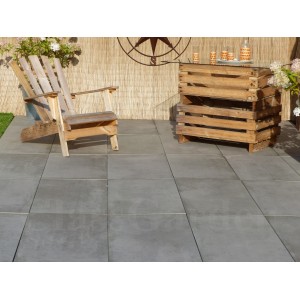 TERRAZZA IN CEMENTO GRIGIO 12 m² - 24 lastre