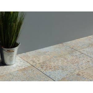 Terraza Porcelánico efecto Vintage 5 m² - 10 baldosas