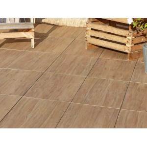 Terrasplaten Kleur Licht Hout 12 m² - 24 Stuk