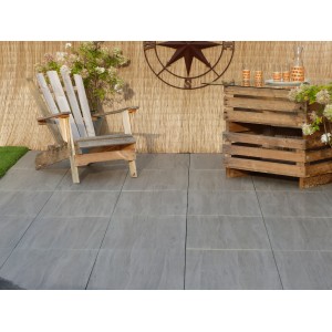 Terrasplaten Kleur Grijs Hout 16 m² - 32 Stuk