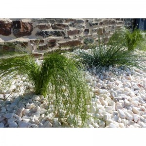 Galet Blanc Rosé 12-24 - Pack de 25 M² - 50 sacs - 1000 kg