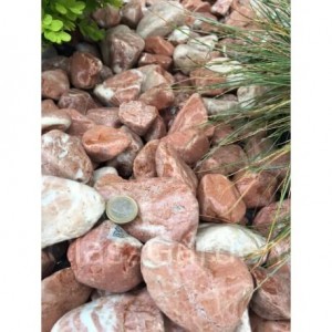 Galet Rouge calibre 40-60 mm