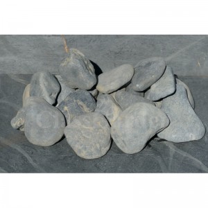 Galet NOIR Mat 100-200 - pack 15 Galets