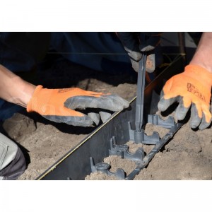 Bordure de Jardin Flexible avec piquets - 4 mètres