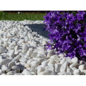 Bright White Pebble 6-12 bag 20 Kg