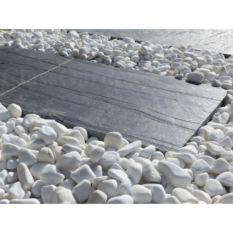 Pedras brancas brilhantes 12-24 - Saco grande a granel - 500 kg