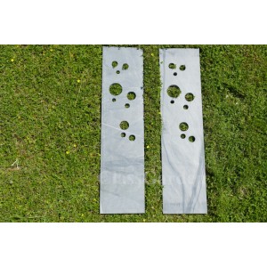 TOTEM DE ARDÓSIA 120 cm - RONDO - Pacote com 2